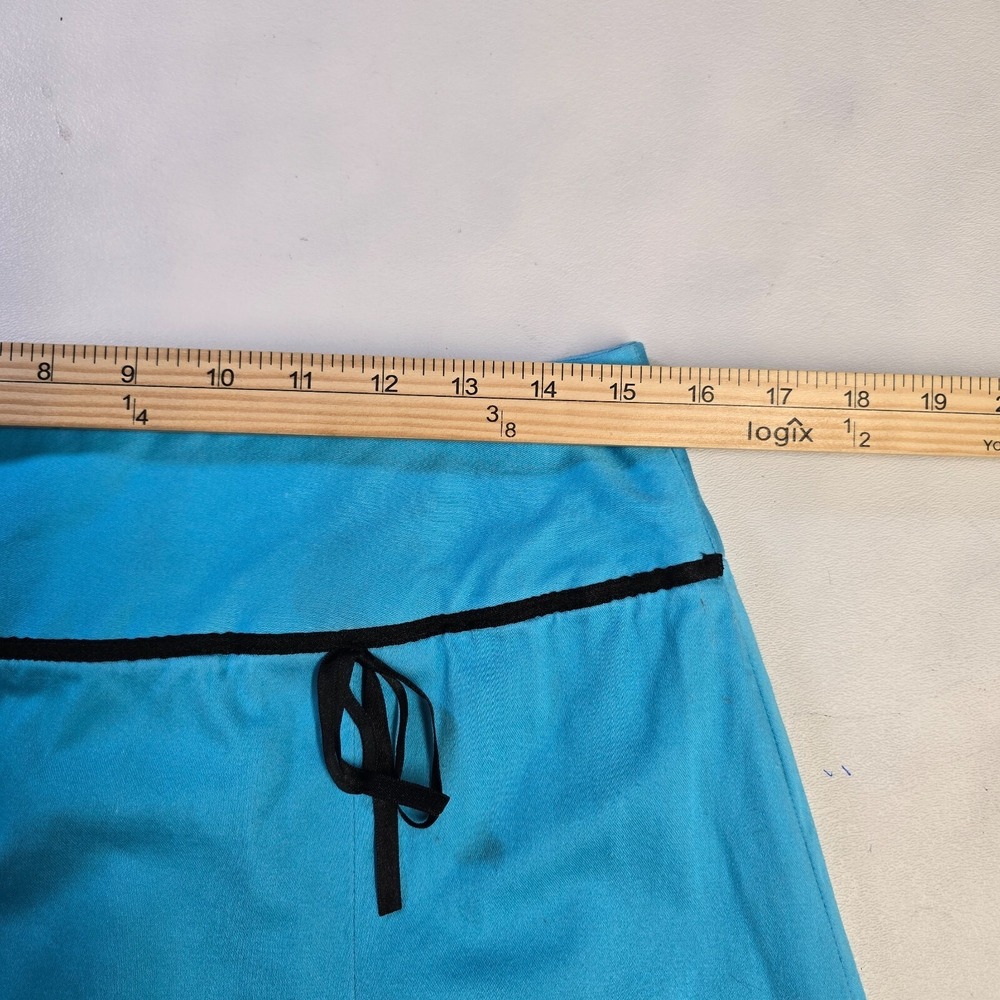 Carolina Blues Womens Skirt Sz 12 Blue Pleated Zipper Leisure Coast Vacation - Picture 6 of 7